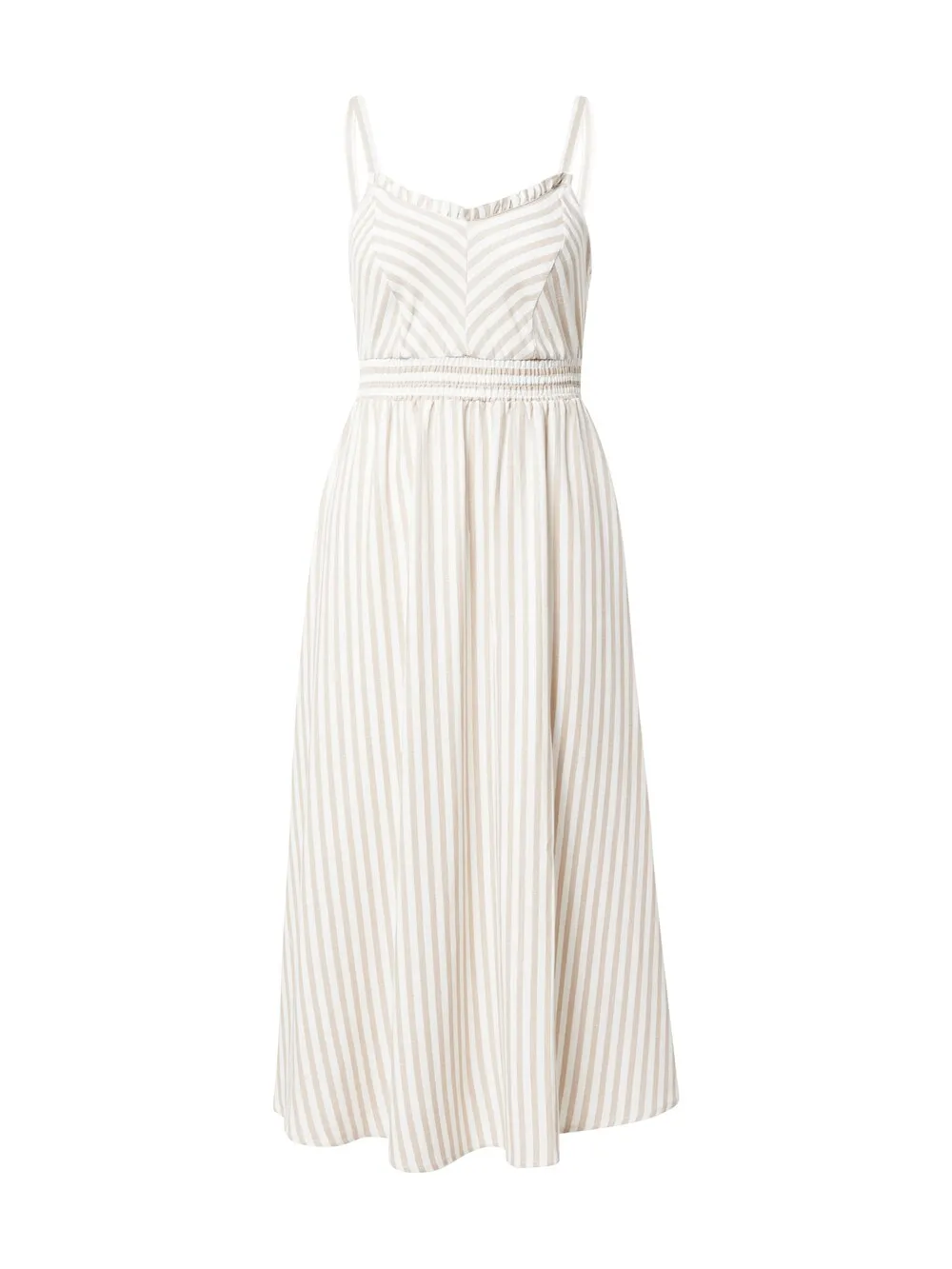 About You Kiki dress, cappuccino/white