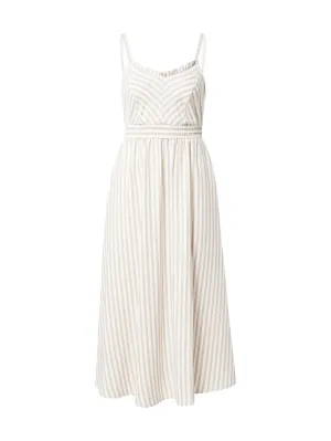 About You Kiki dress, cappuccino/white