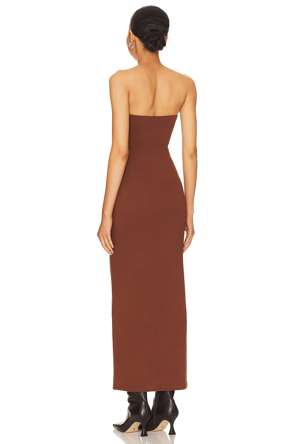 AFRM X Revolve Essential Dunn Maxi Dress in Cappuccino