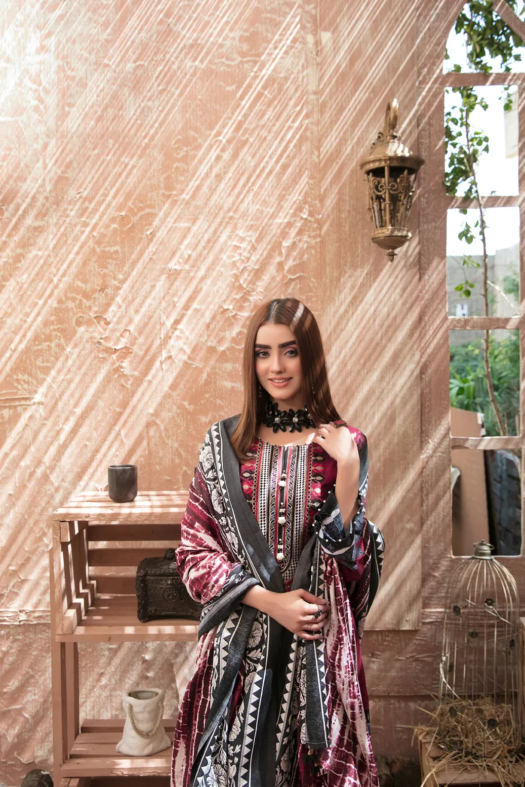 Amna Sohail Aashnaa Tie & Die Collection by Tawakkal – D-6053