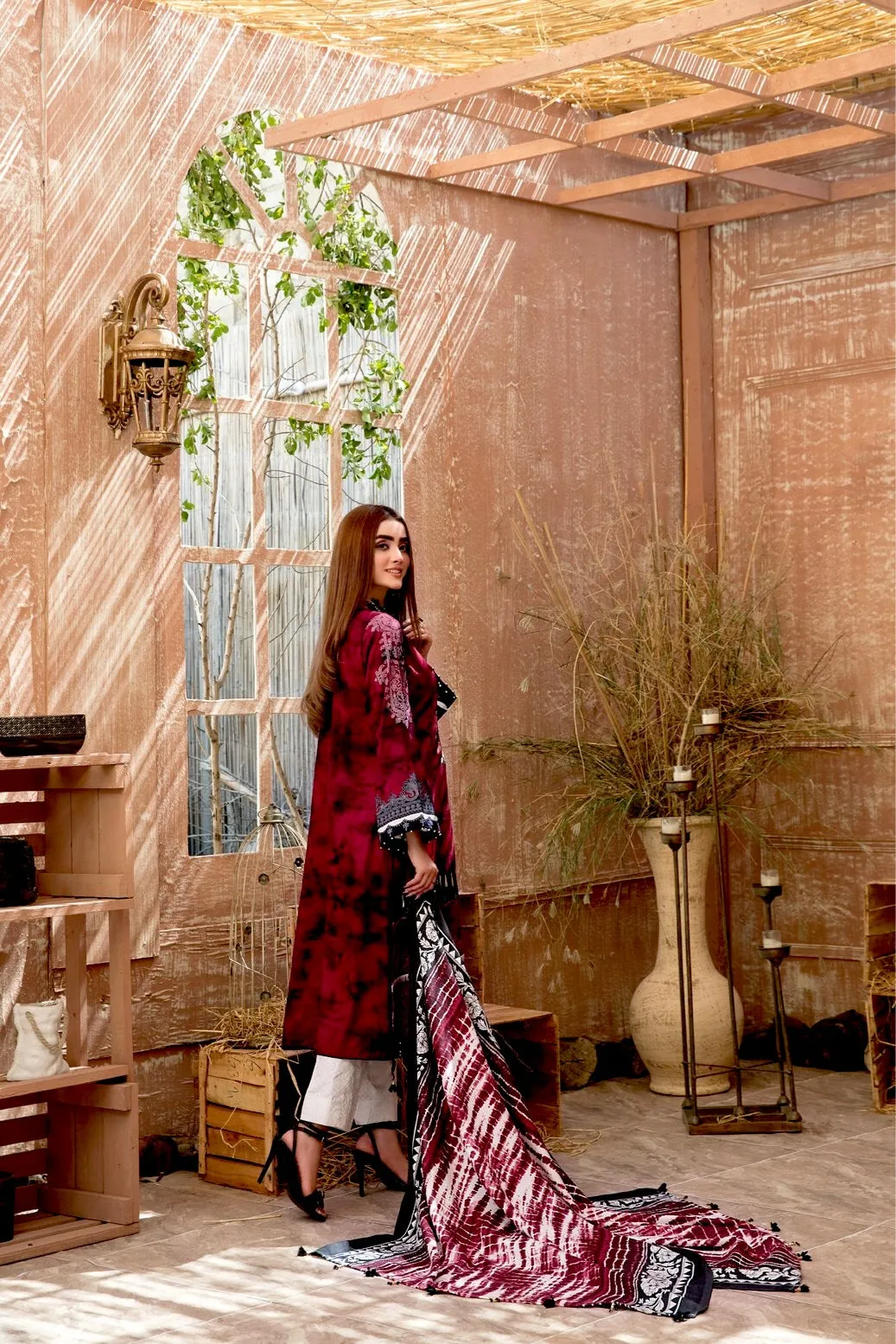 Amna Sohail Aashnaa Tie & Die Collection by Tawakkal – D-6053