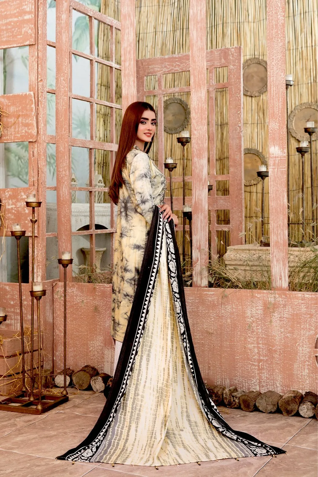 Amna Sohail Aashnaa Tie & Die Collection by Tawakkal – D-6054