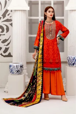 Amna Sohail by Tawakkal · Dilara Linen Print Collection – D-1981