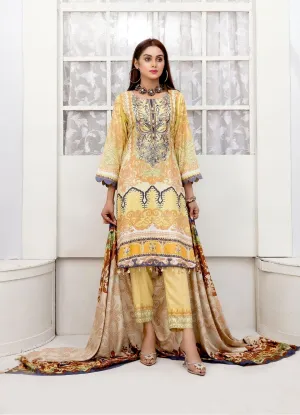 Amna Sohail by Tawakkal · Dilara Linen Print Collection – D-1991