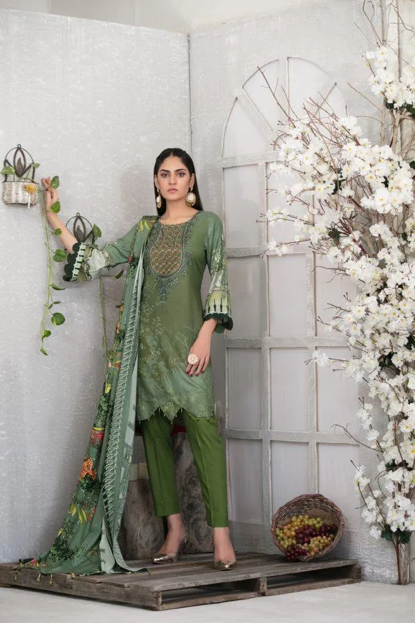Amna Sohail Moorea Linen Collection by Tawakkal – D-5989-B