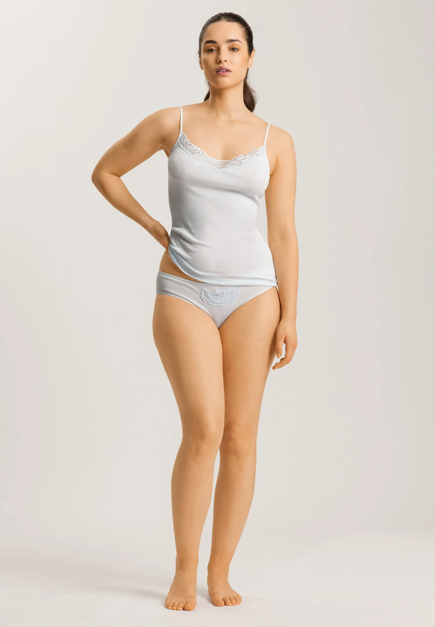 Anne Cotton V-Neck Camisole | Cool Blue 70931-2507