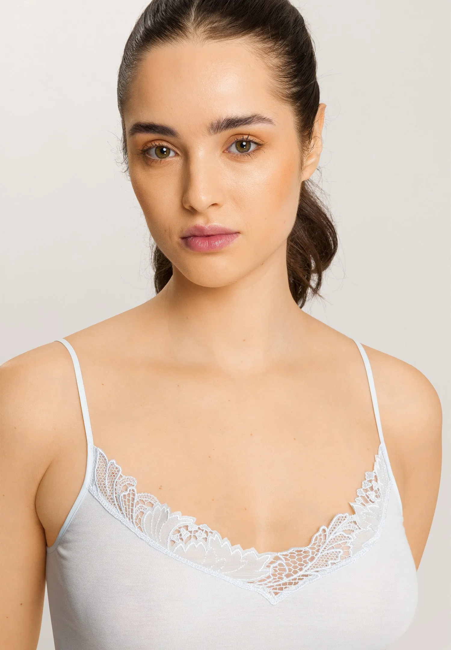 Anne Cotton V-Neck Camisole | Cool Blue 70931-2507