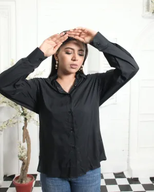 Black Linen Shirt