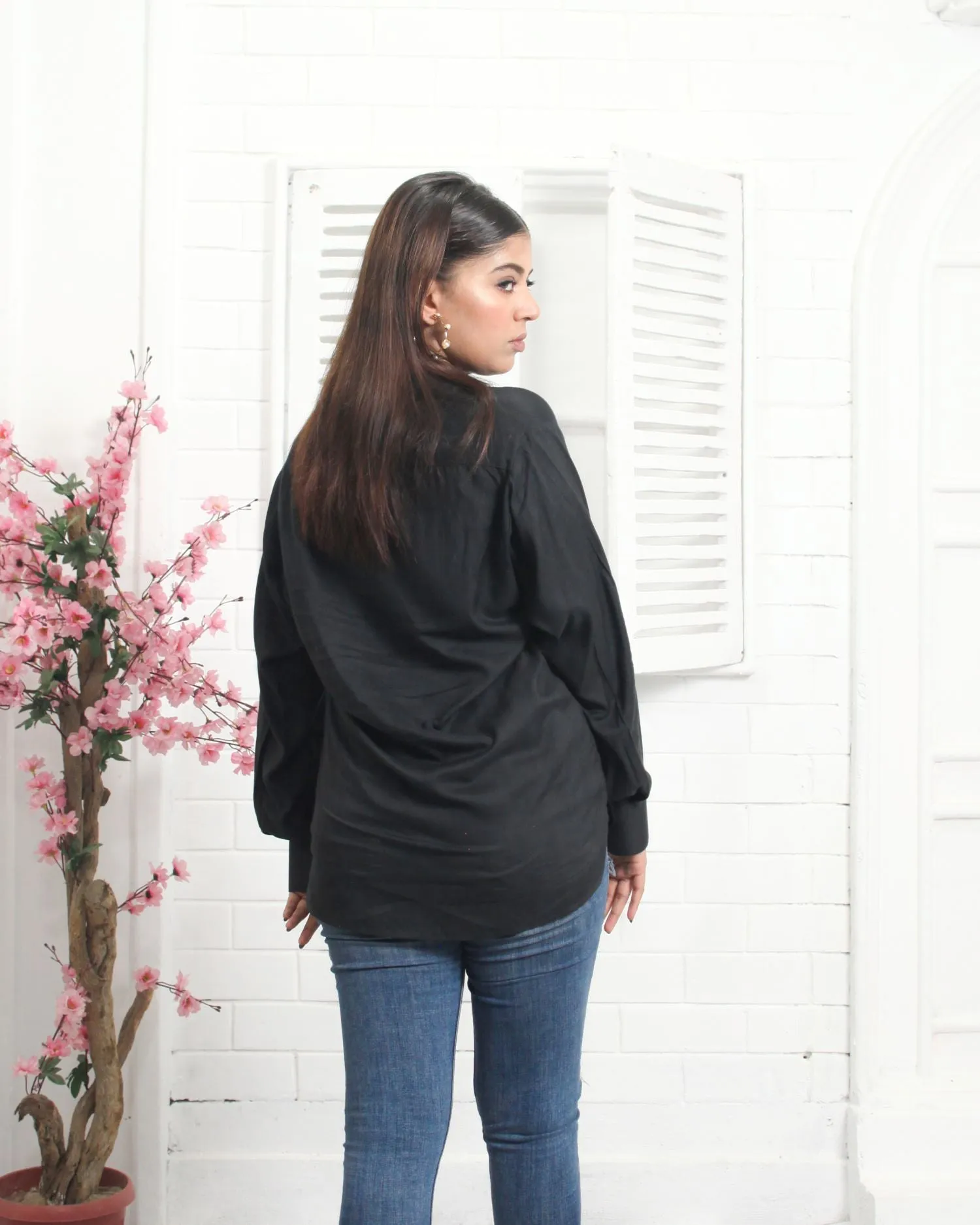 Black Linen Shirt