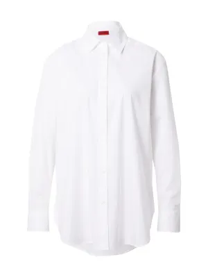 Blouse HUGO The Boyfriend, white