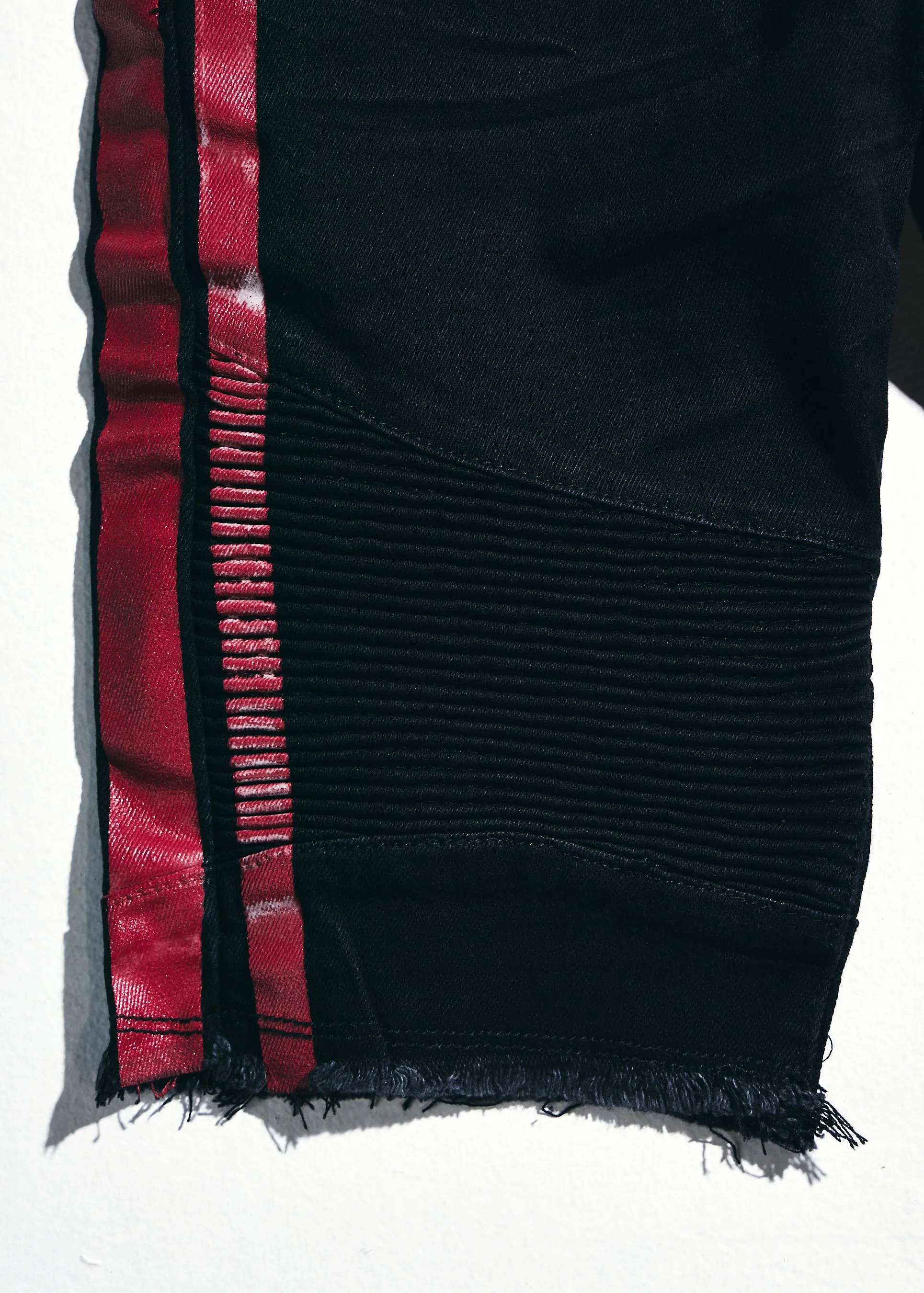 Bolt Biker Shorts (Red/Black)