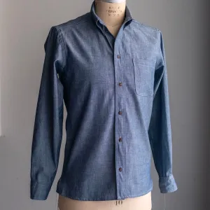 Denim Button Down Shirt Hattori Ichiban Chambray
