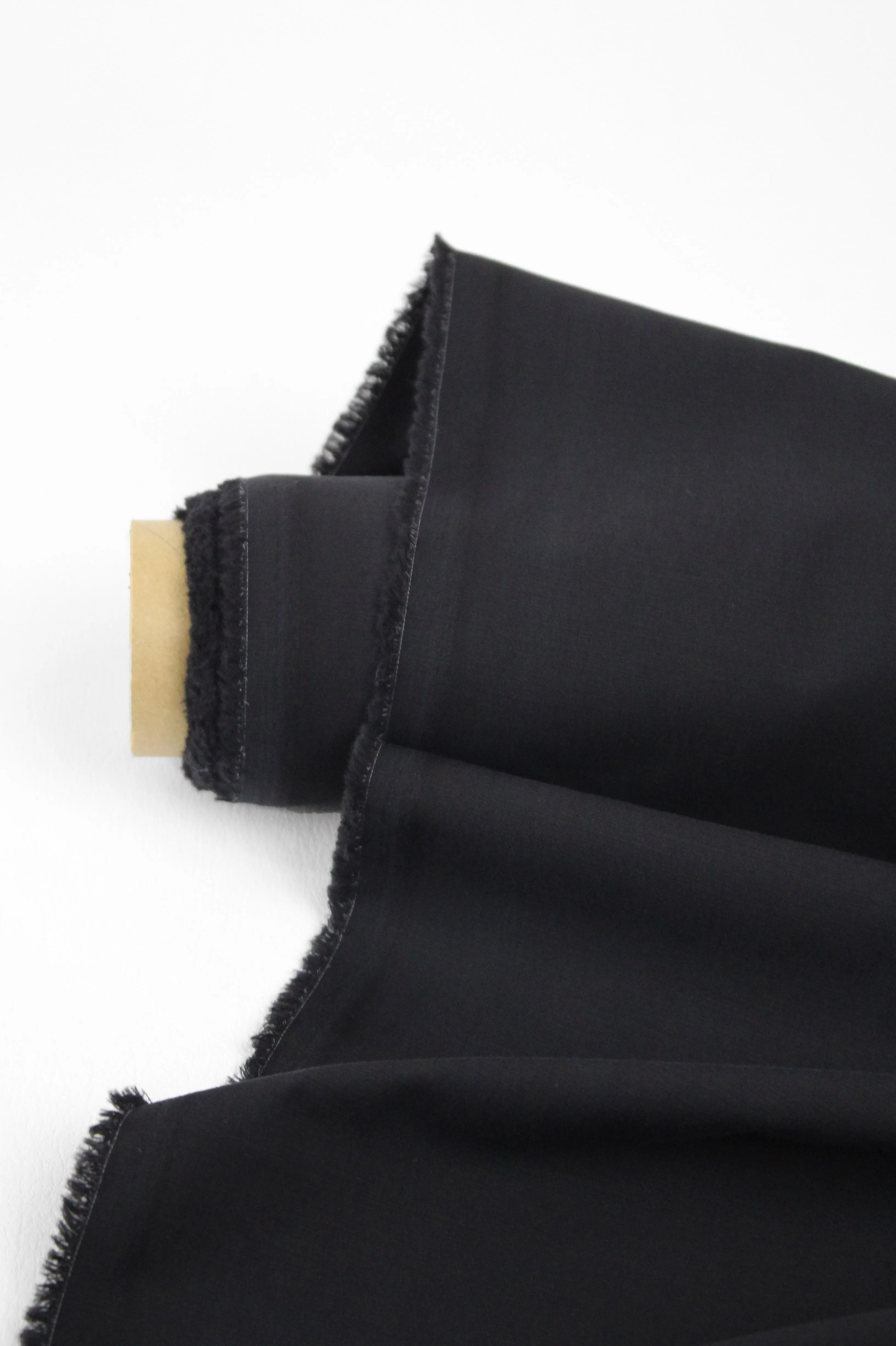 Ellis - Cotton Cupro Shirting | Soot