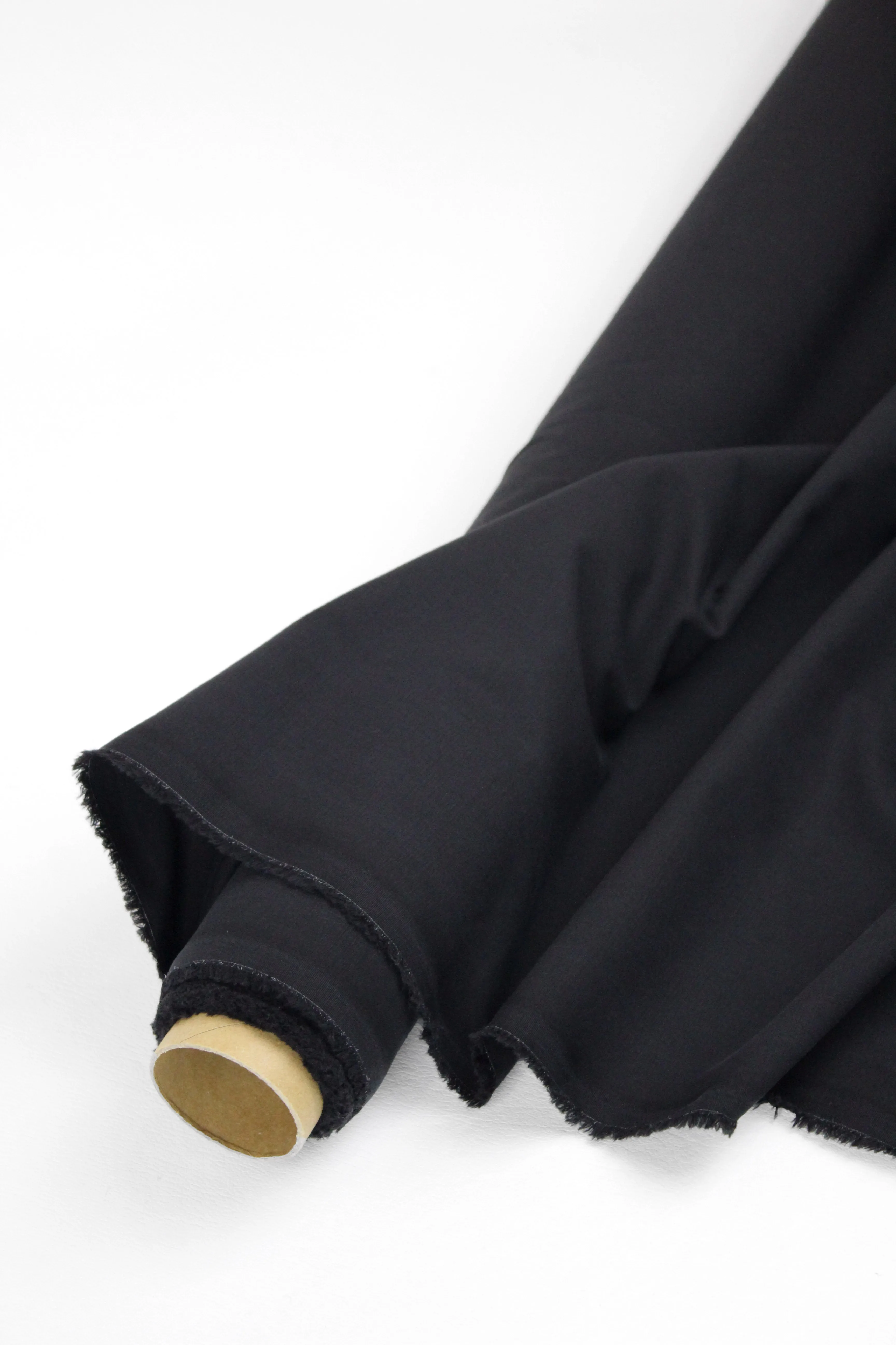 Ellis - Cotton Cupro Shirting | Soot