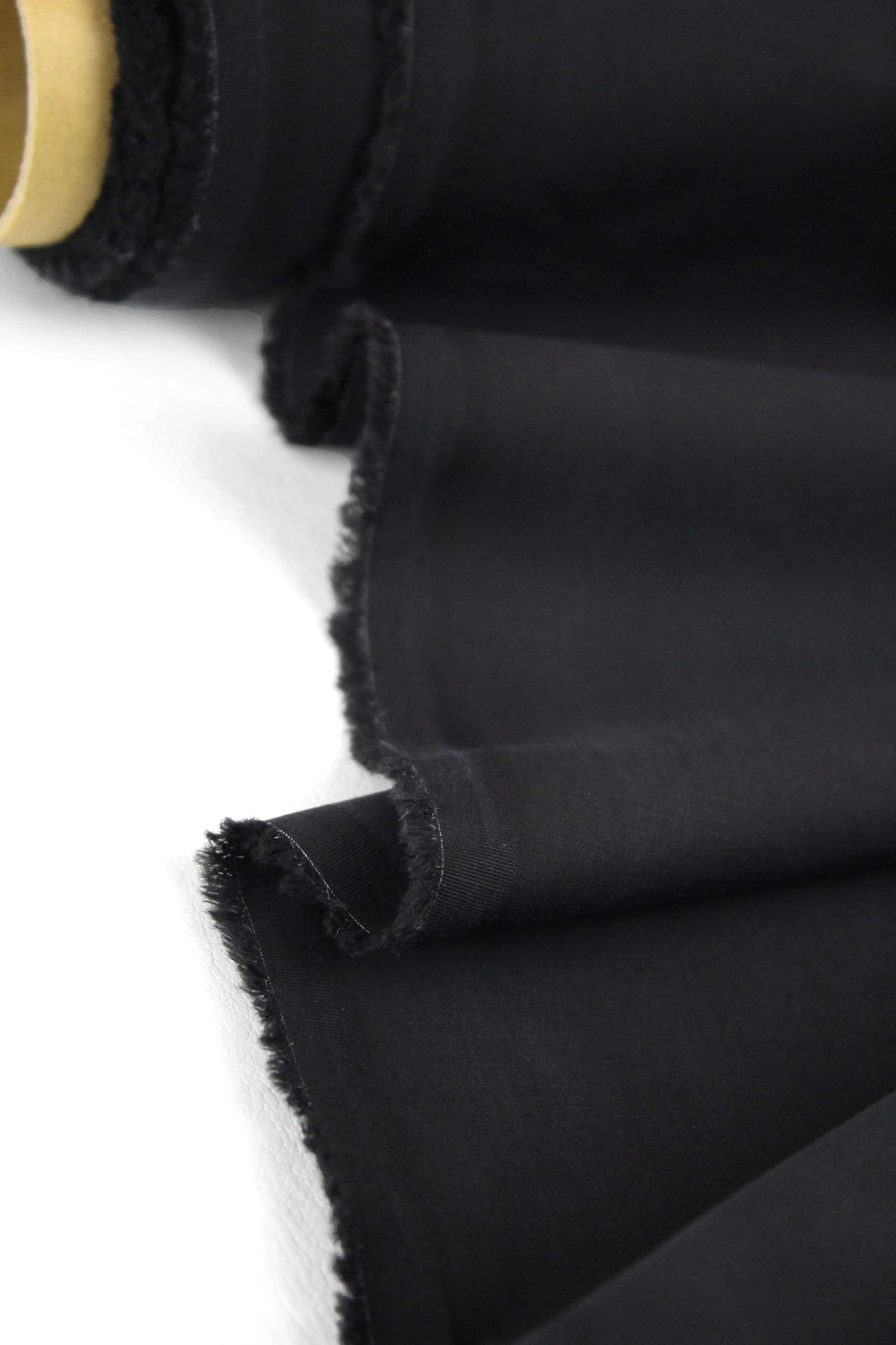 Ellis - Cotton Cupro Shirting | Soot
