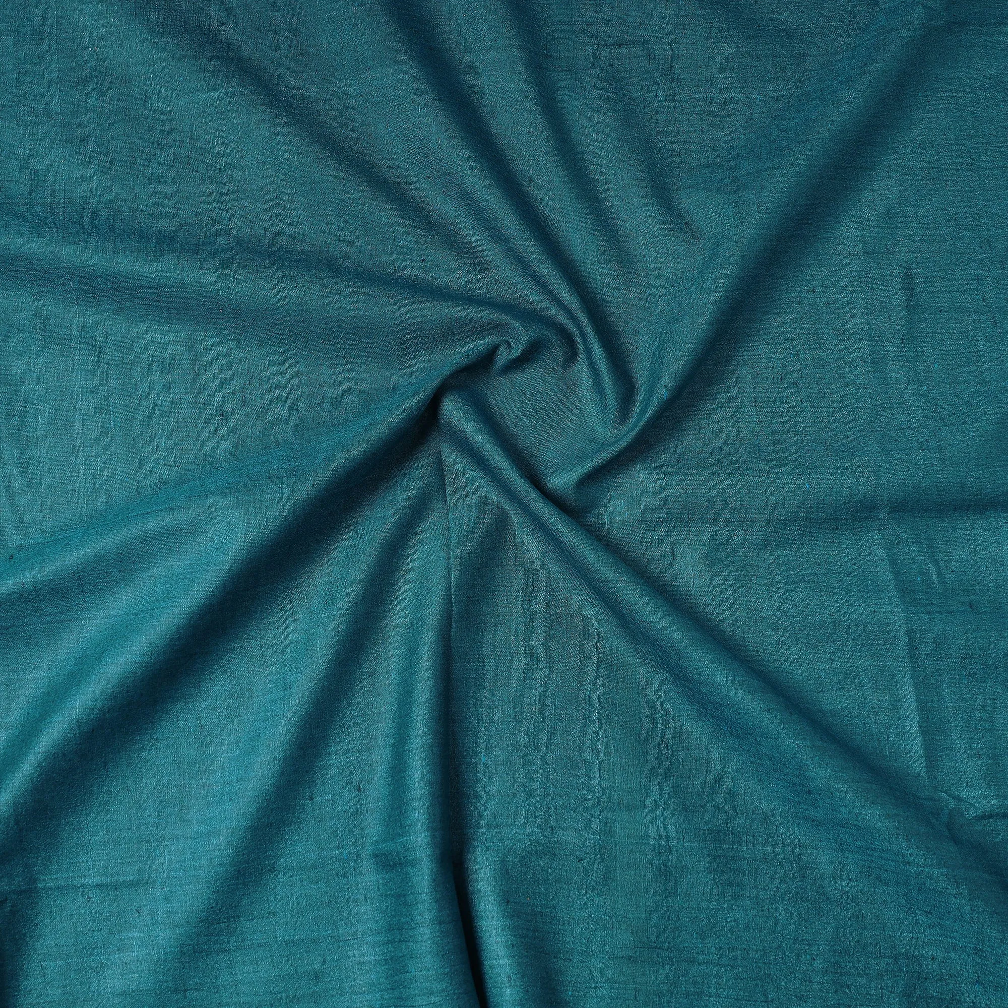 Green - Vidarbha Handloom Pure Tussar x Katia Silk Precut Fabric (1 meter) 37