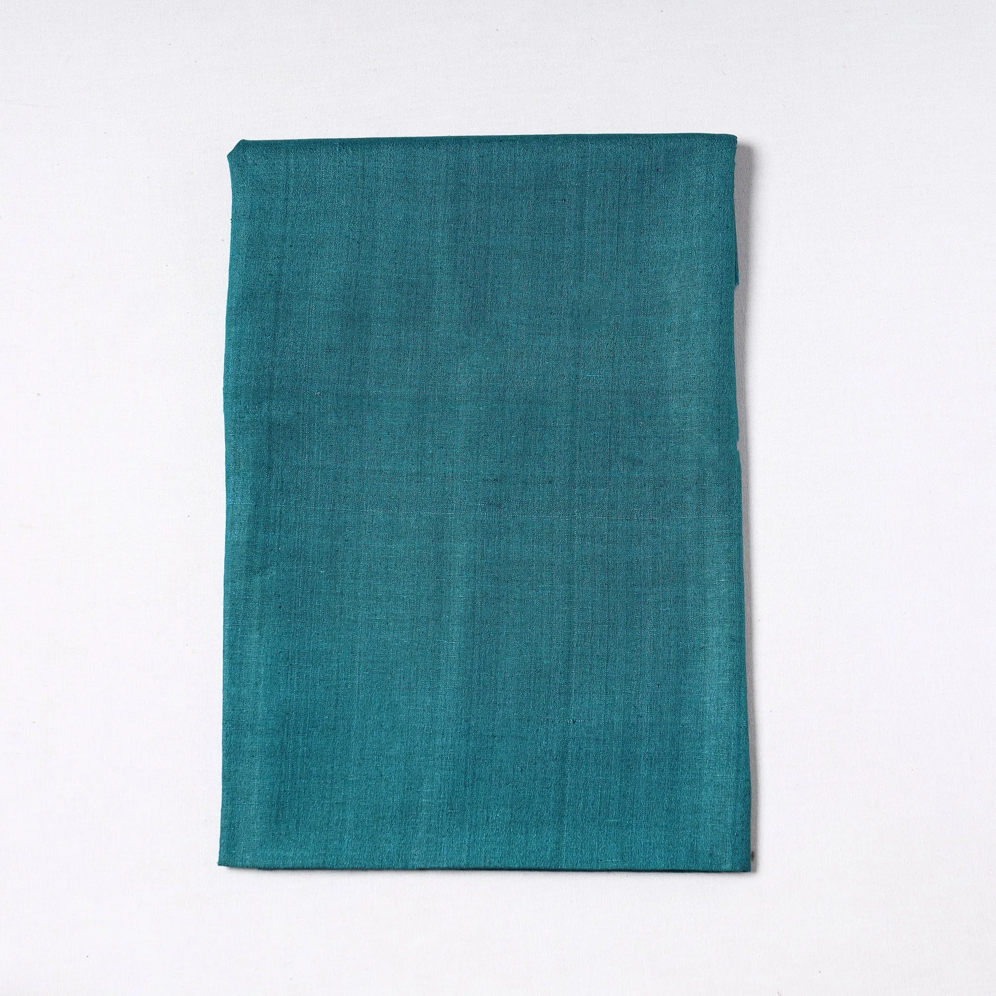 Green - Vidarbha Handloom Pure Tussar x Katia Silk Precut Fabric (1 meter) 37