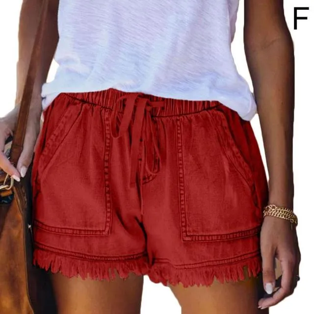 High Waisted Shorts Jeans Size Summer Women's Denim Shorts Short Pants