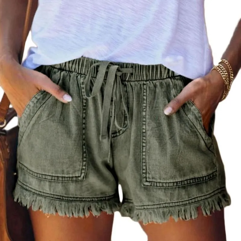High Waisted Shorts Jeans Size Summer Women's Denim Shorts Short Pants