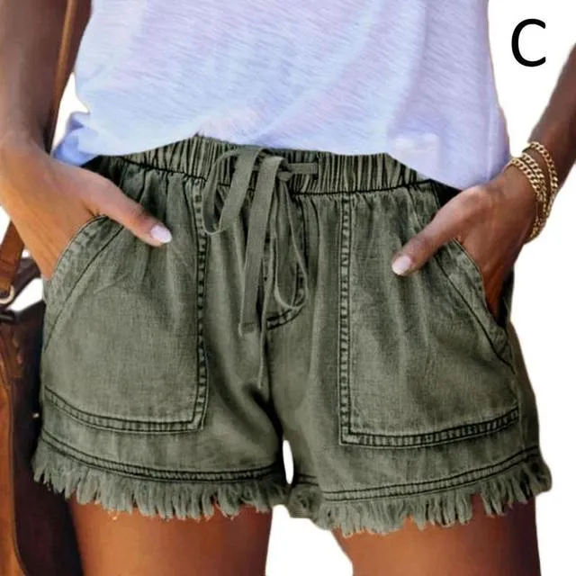 High Waisted Shorts Jeans Size Summer Women's Denim Shorts Short Pants
