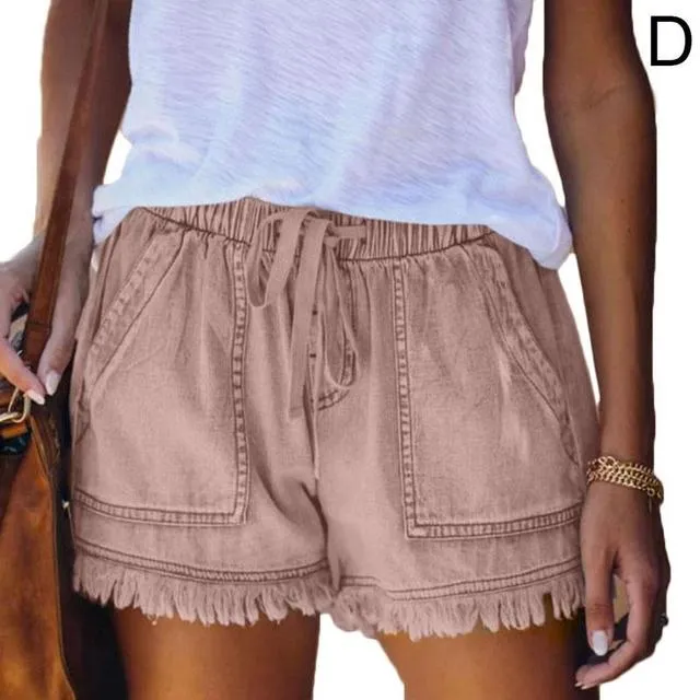 High Waisted Shorts Jeans Size Summer Women's Denim Shorts Short Pants