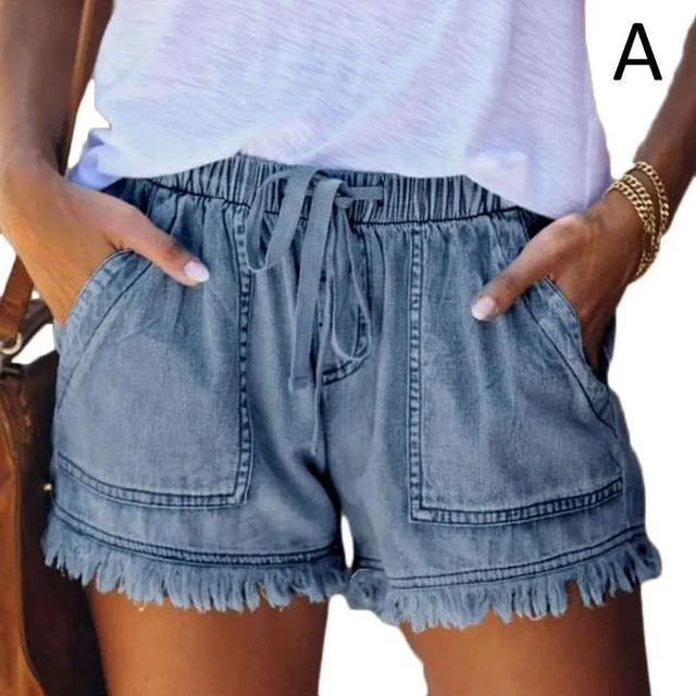High Waisted Shorts Jeans Size Summer Women's Denim Shorts Short Pants