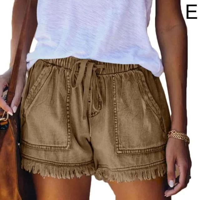 High Waisted Shorts Jeans Size Summer Women's Denim Shorts Short Pants