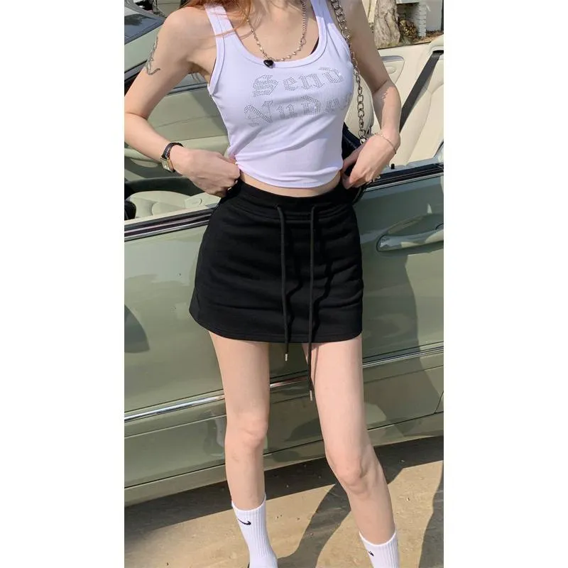 High-Waisted Solid Bodycon Skirt