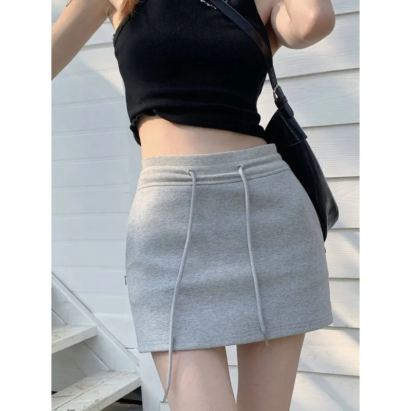 High-Waisted Solid Bodycon Skirt