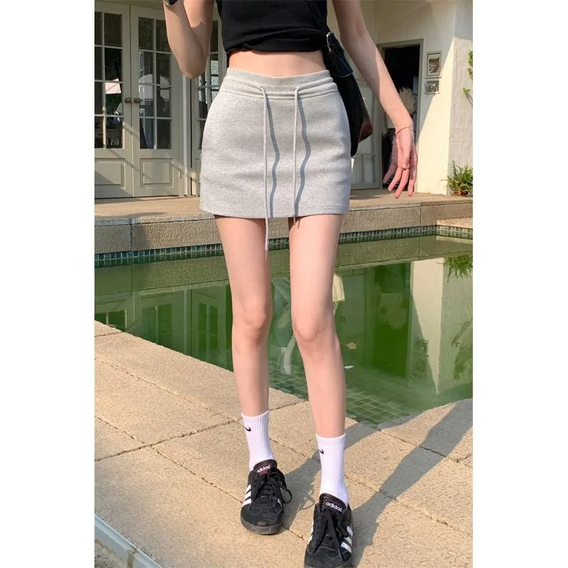 High-Waisted Solid Bodycon Skirt