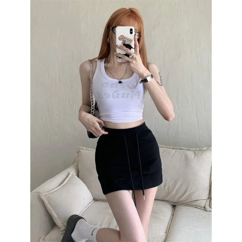 High-Waisted Solid Bodycon Skirt