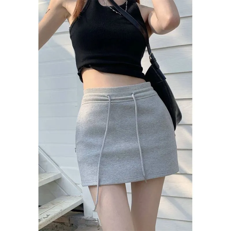 High-Waisted Solid Bodycon Skirt