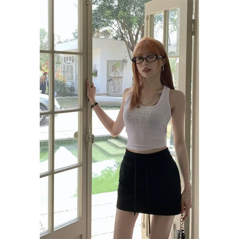 High-Waisted Solid Bodycon Skirt