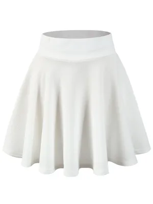 KPop Inspired High Waist Skater Skirts for Stylish Women