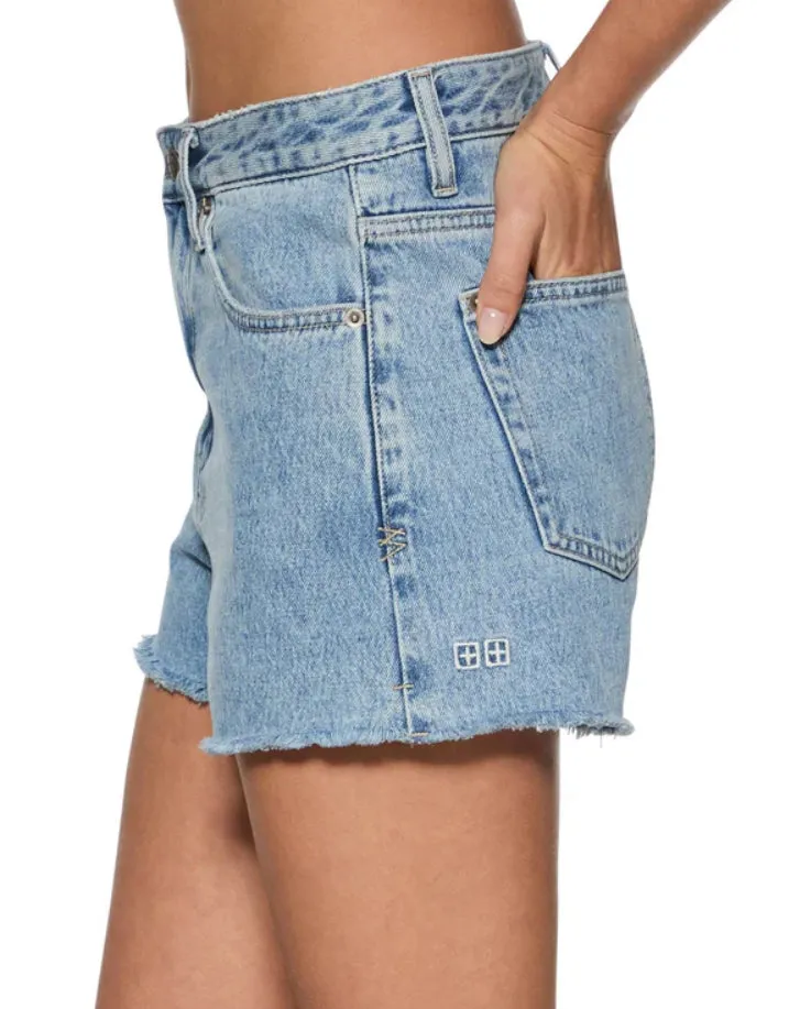 Optimized Title: KSUBI - Authentic High-Rise Denim Shorts Rise n Hi