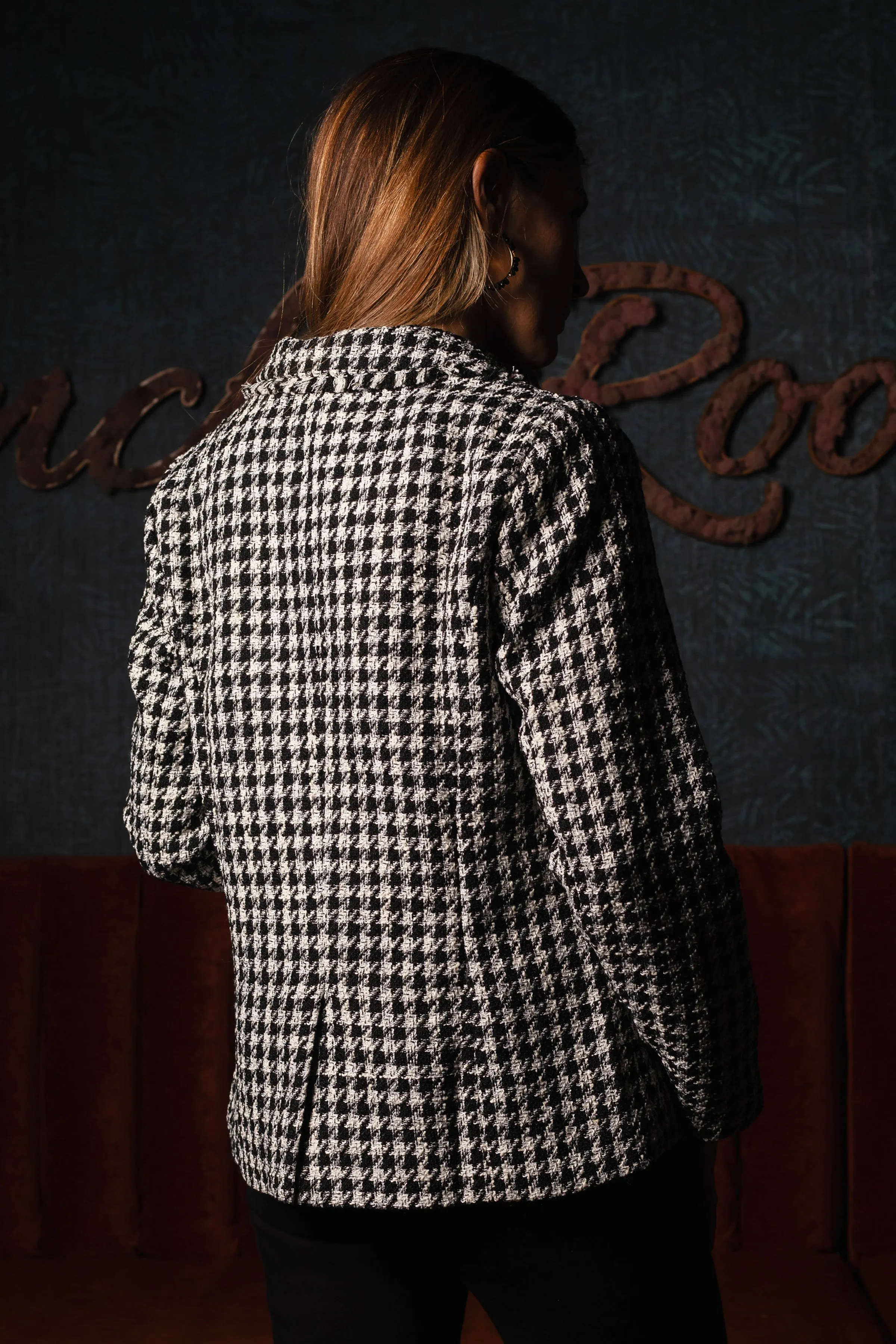 Lucia Houndstooth Blazer - FINAL SALE