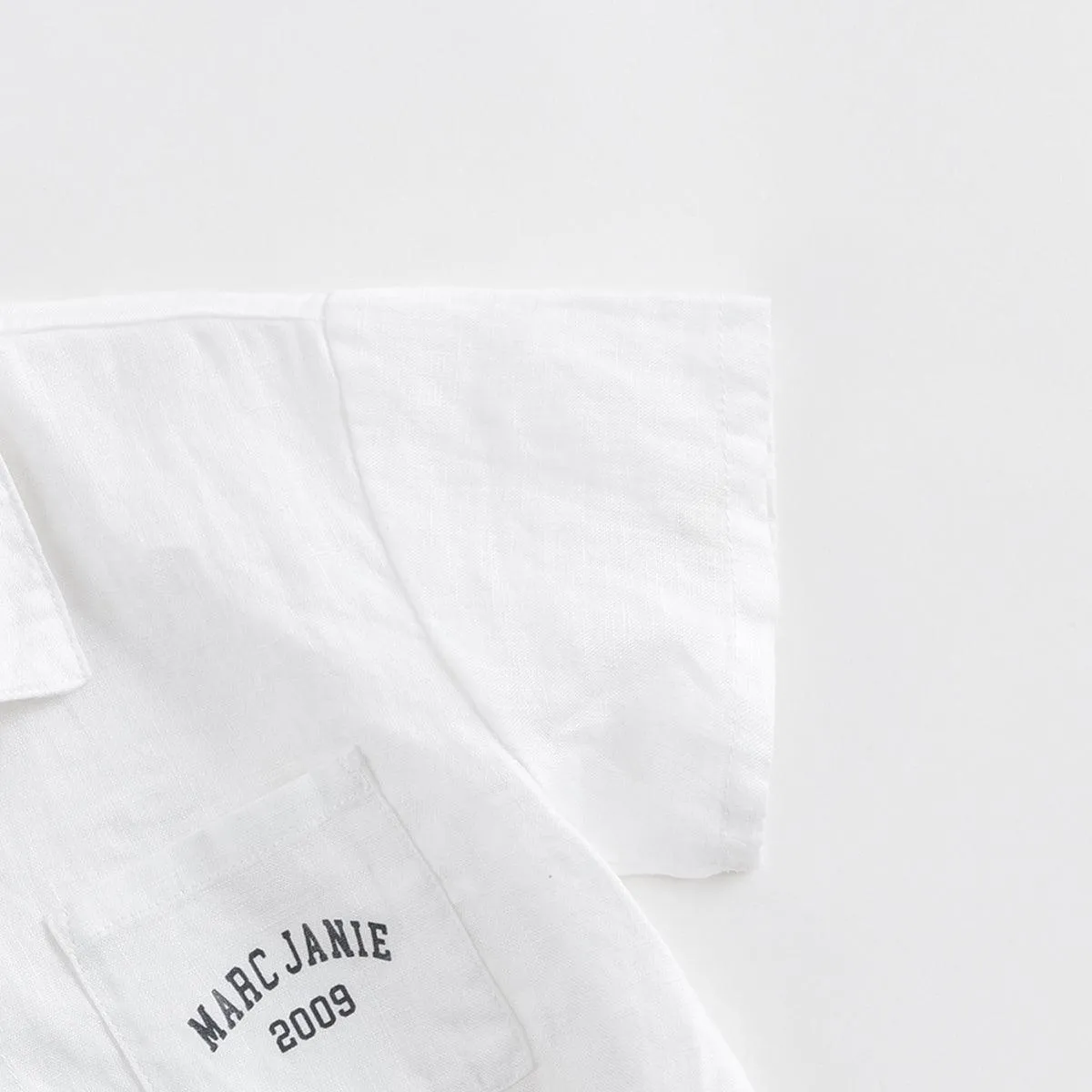MARC & JANIE Boys 100% Natural Linen Shirts 230896
