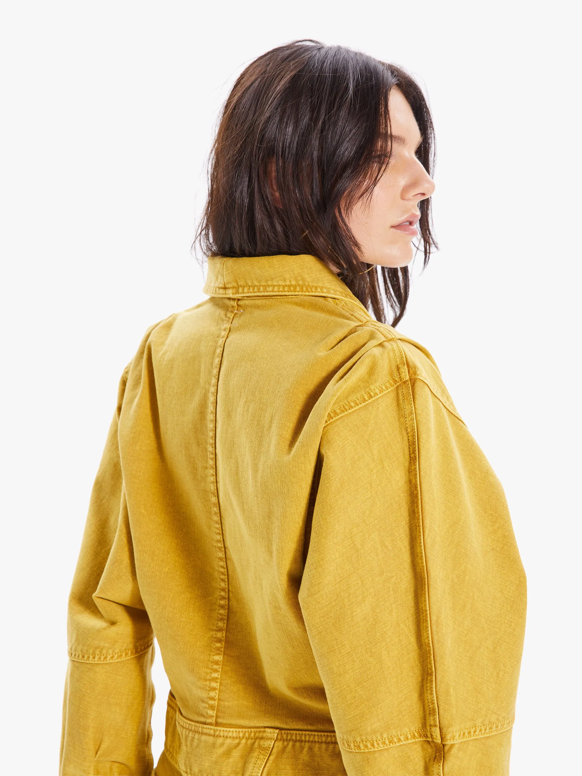 Mother - The Big Time Jacket in Mineral Yellow