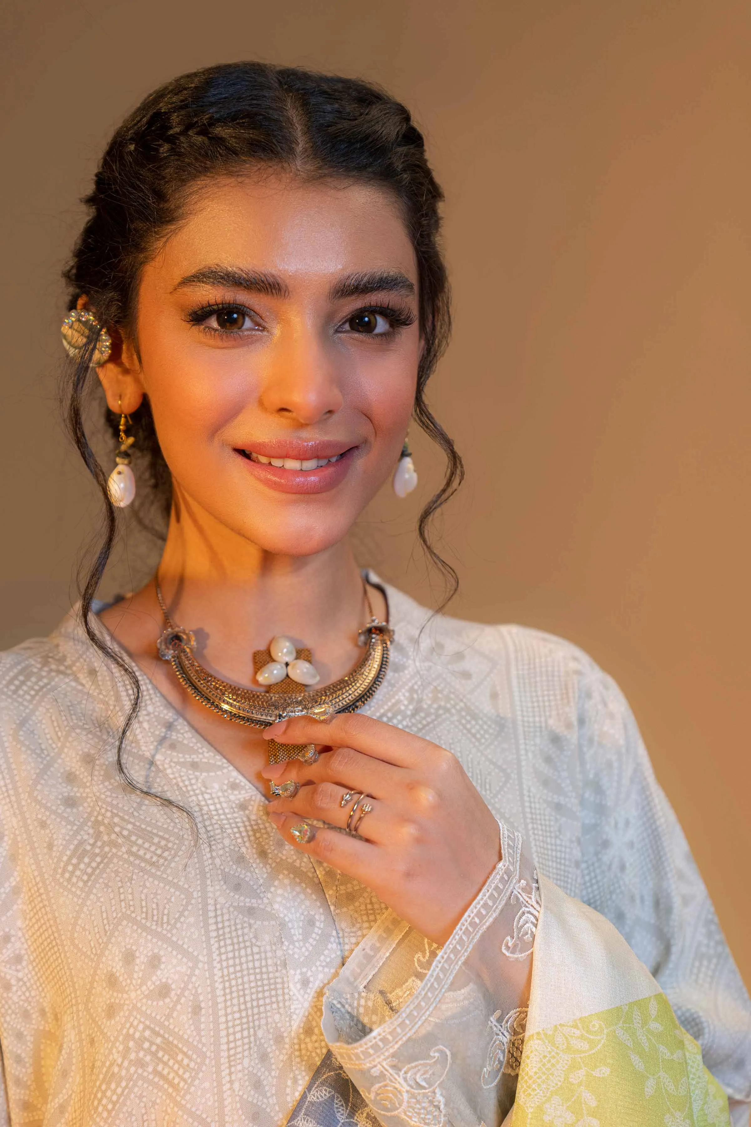 Nishat Linen Silk Collection – 3 Piece - Printed Embroidered Suit - 42306471