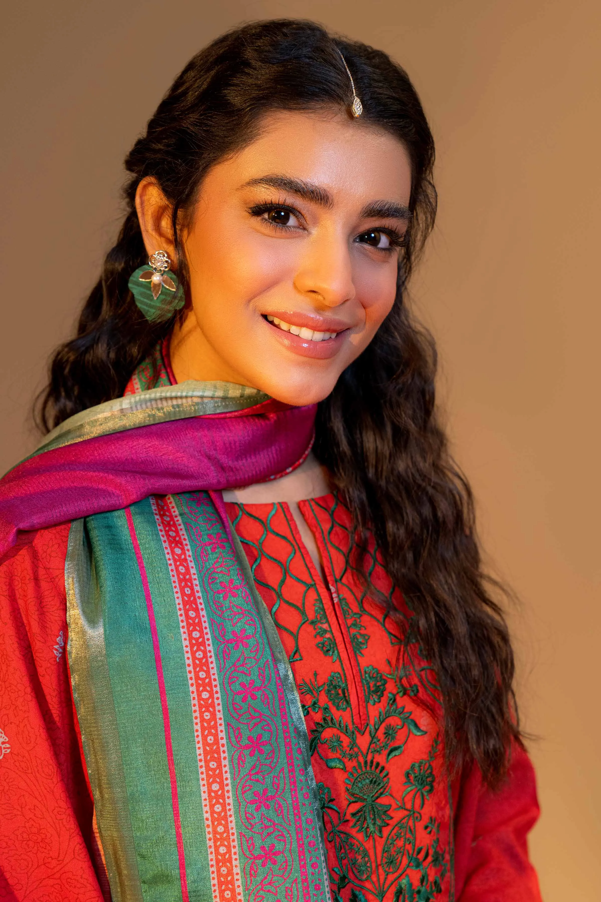 Nishat Linen Silk Collection – 3 Piece - Printed Embroidered Suit - 42306472
