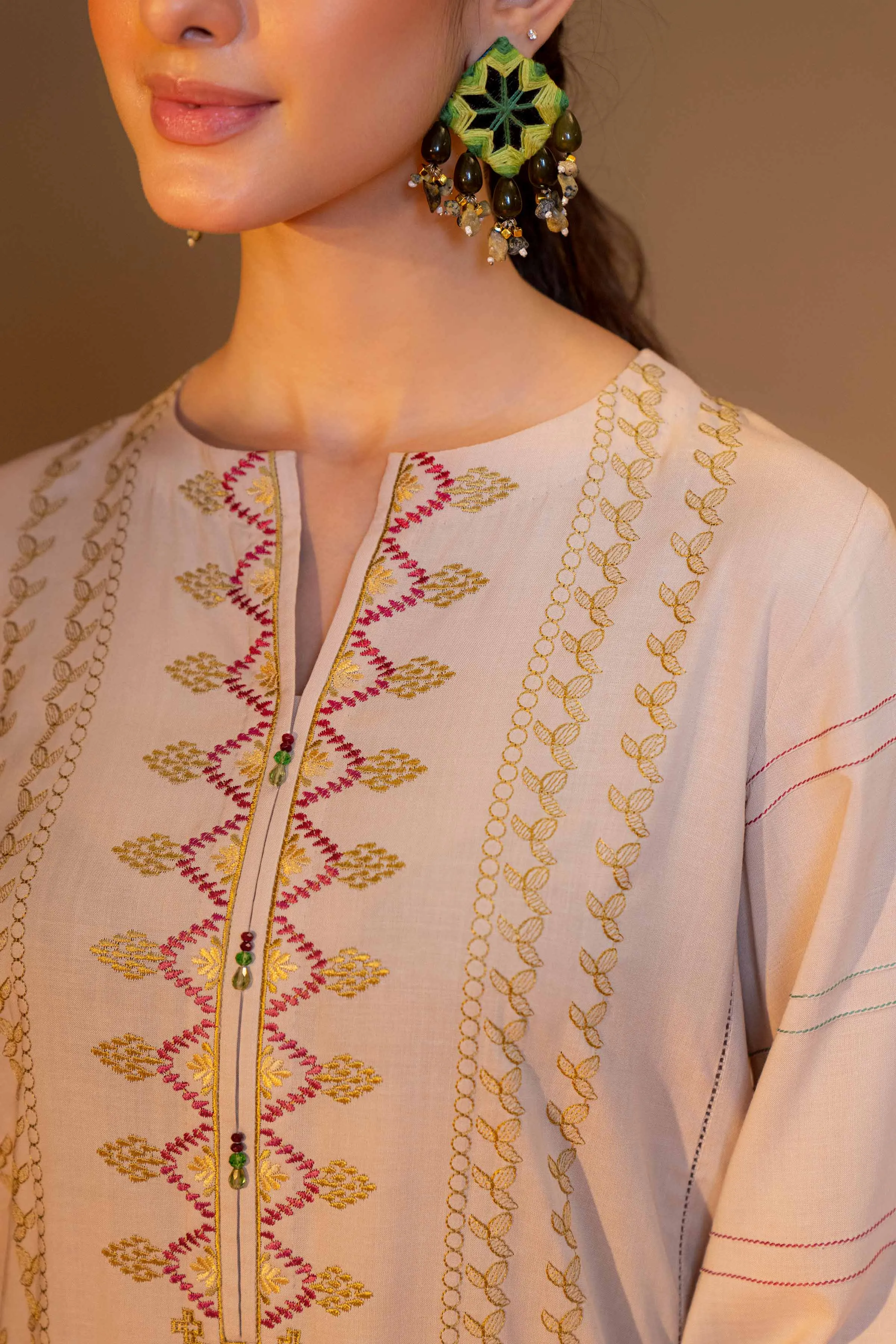 Nishat Linen South Winter Collection 2023 – 3 Piece - Embroidered Suit - 42306462