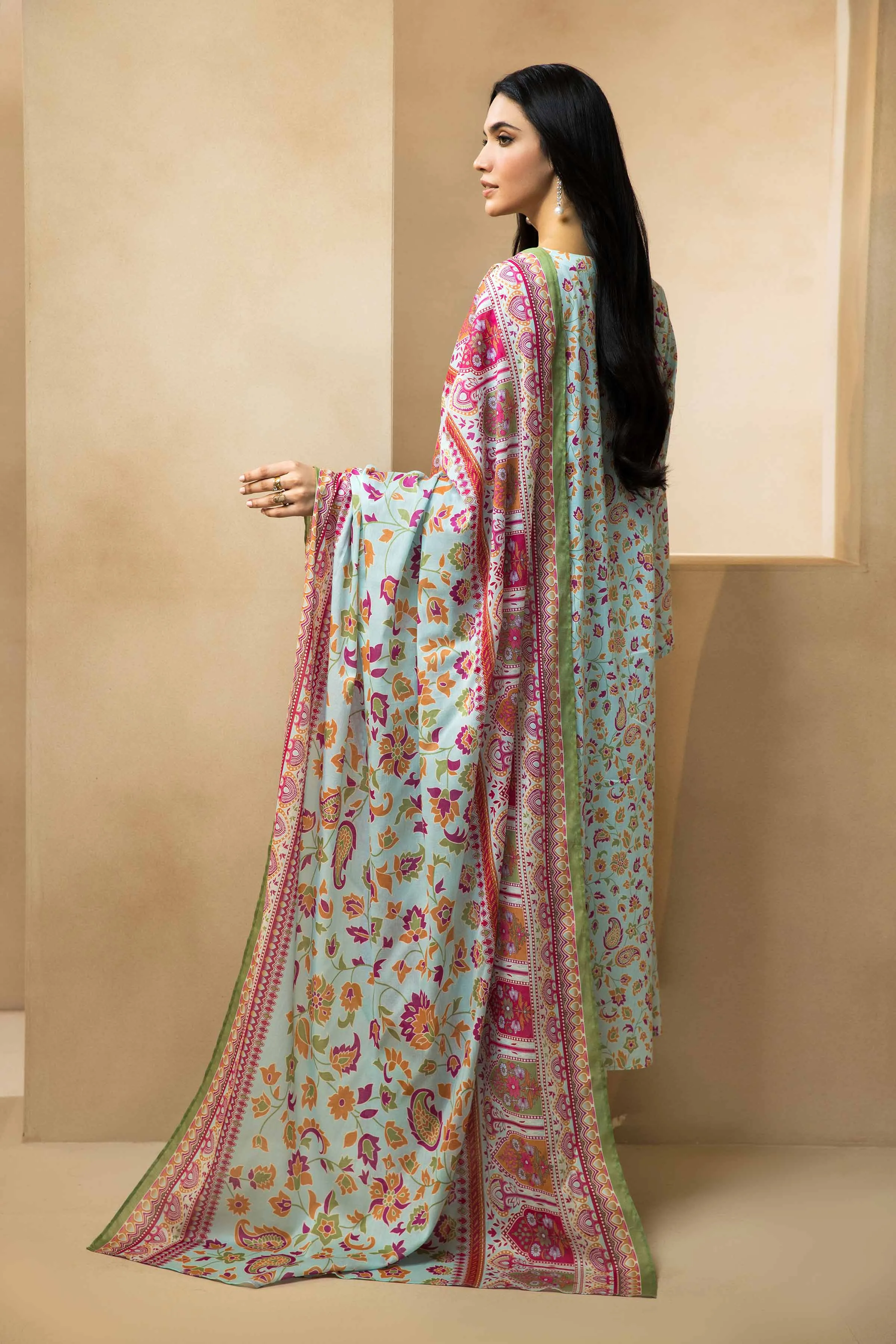 Nishat Linen Spring/Summer – 3 Piece - Printed Lawn Suit - 42301097