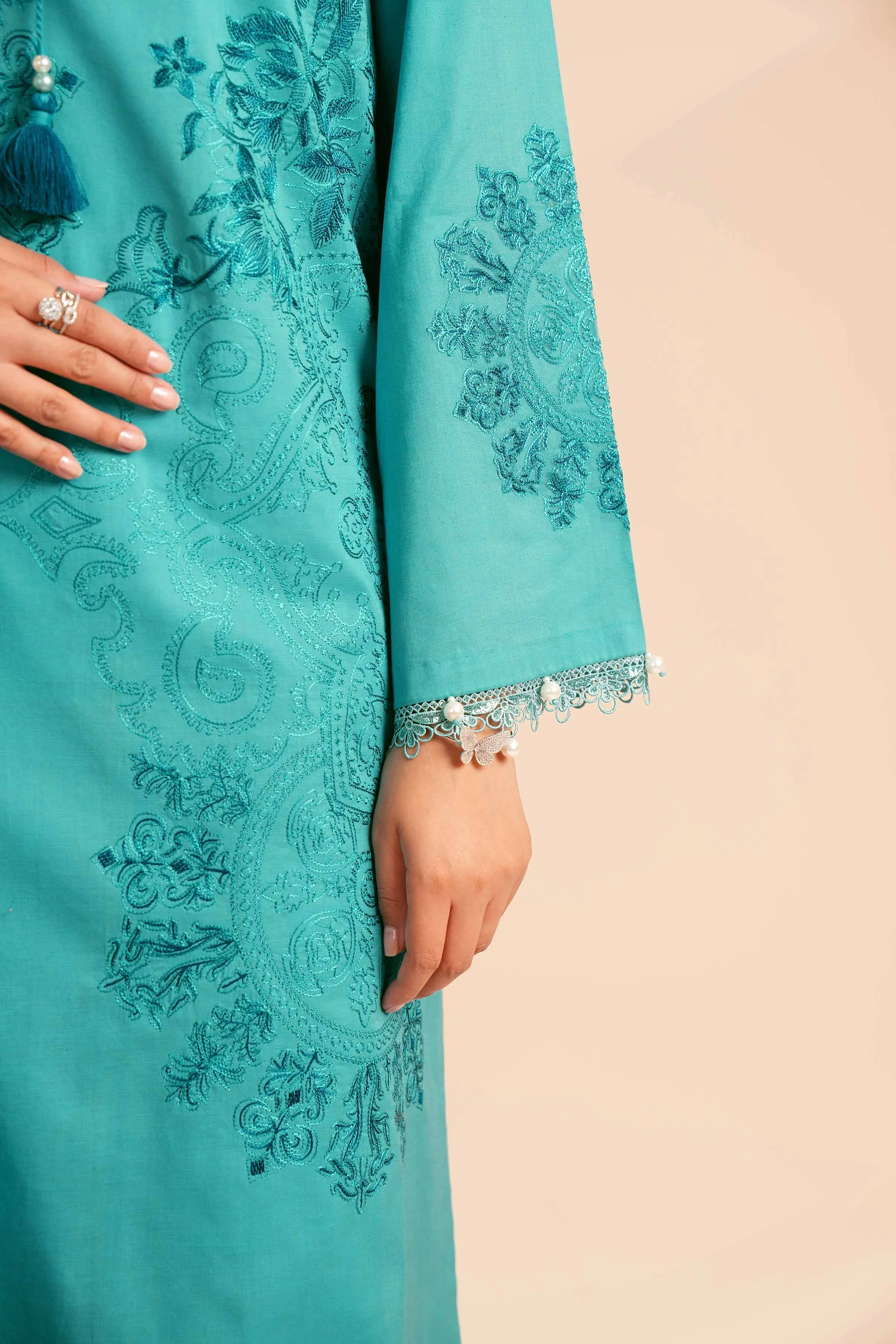 Nishat Linen Spring/Summer Lawn – 3 Piece - Embroidered Suit - 42401690