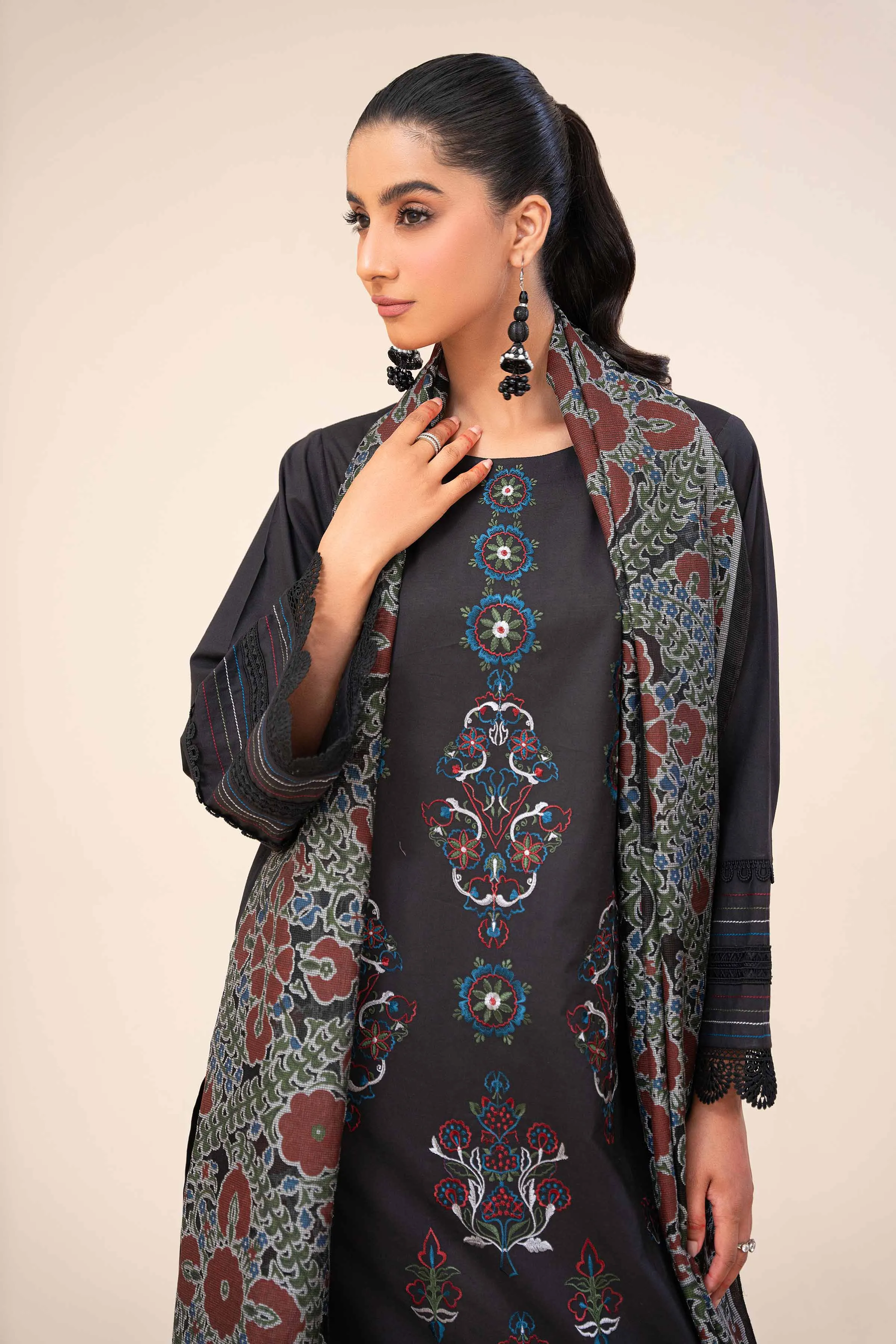 Nishat Linen Spring/Summer Lawn – 3 Piece - Printed Embroidered Suit - 42401639