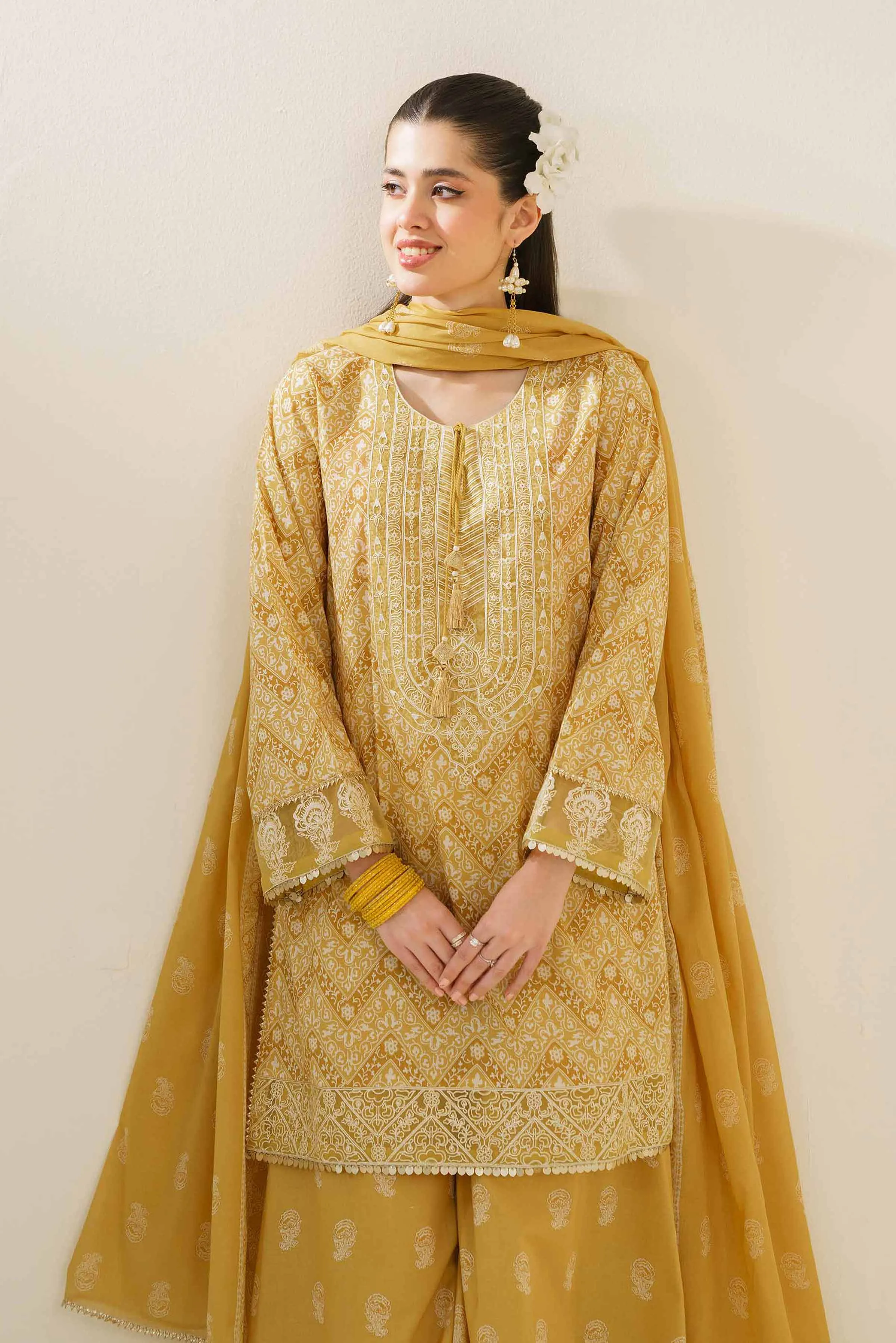 Nishat Linen Spring/Summer Lawn – 3 Piece - Printed Embroidered Suit - 42401701