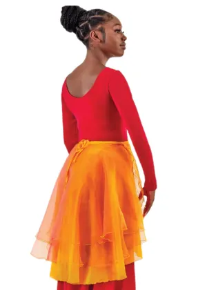 ON SALE Sunset Skies 3-Tier Wrap Skirt