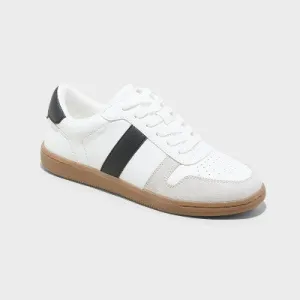 Open Box - Universal Thread Women's Low Top Lace-Up Fashion Sneakers Memory Foam Insole Fit
