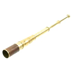 Original British WWI Officer's Three Draw Trench Telescope named to 2nd Lt. F.L.P. Smith - Dated 1916
