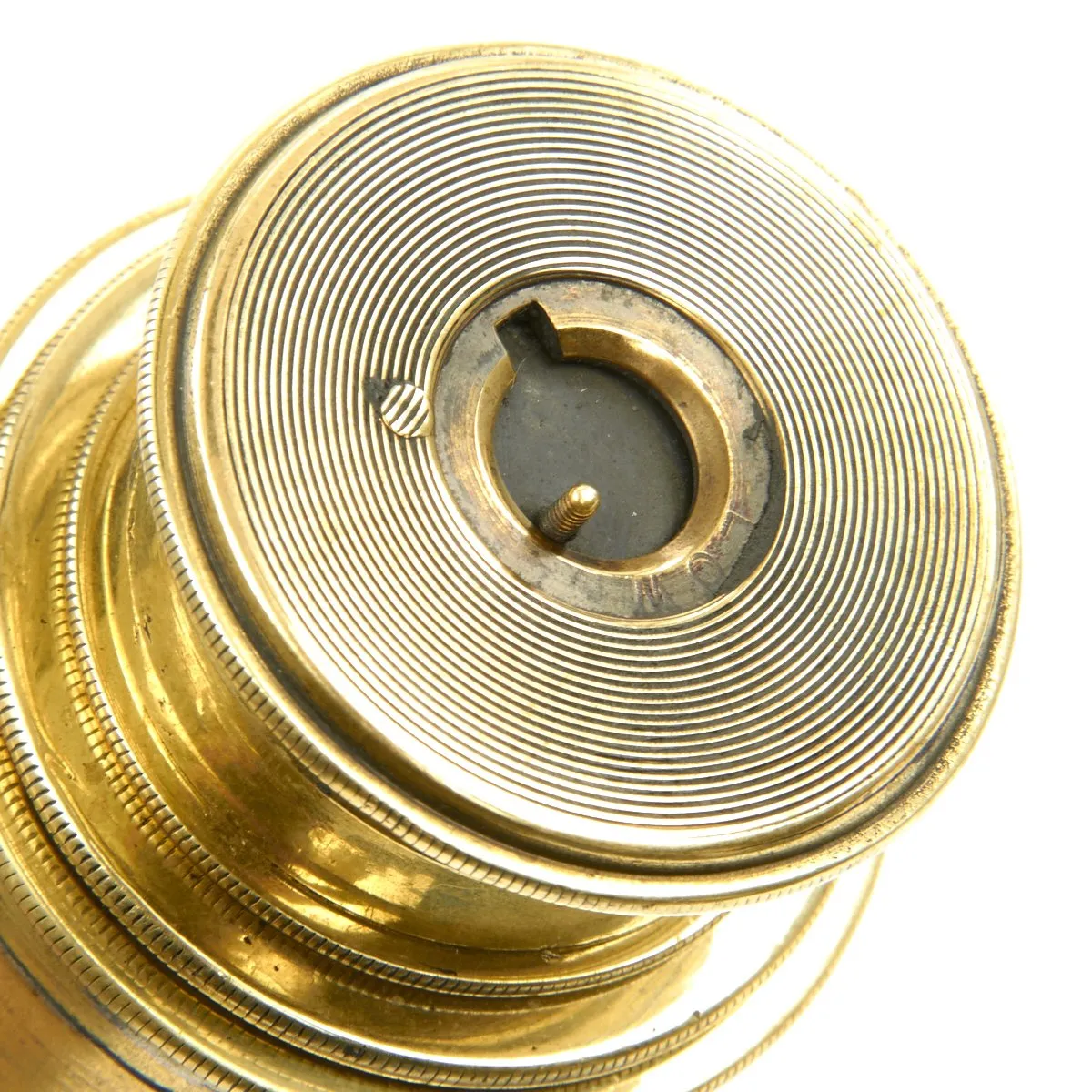Original British WWI Officer's Three Draw Trench Telescope named to 2nd Lt. F.L.P. Smith - Dated 1916
