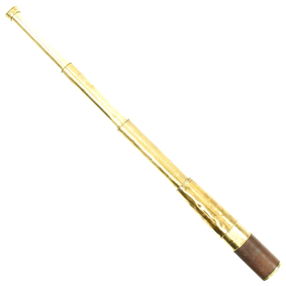 Original British WWI Officer's Three Draw Trench Telescope named to 2nd Lt. F.L.P. Smith - Dated 1916